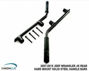 Wholesale Solid Steel Rear Hard Mount Grab Handle Bars for Jeep 07-15