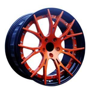 2-Piece Customized Alloy Car Rim, 18 19 20 21 22-Inch Forged Car Alloy Wheel