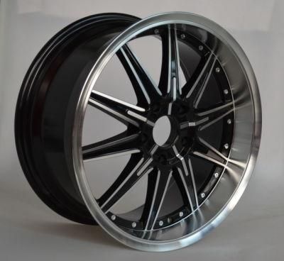 High Quality Alloy Wheels Shinja Matt Black Machined Face Wheel Rims