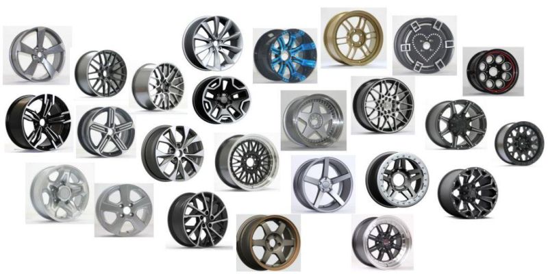 for Tyota Passenger Car Alloy Wheels 15 16 17 18 19 20 Inch Rim 6 Holes Silver Color