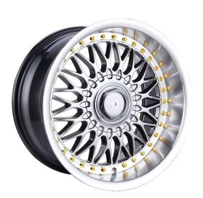 17inch Golden Rivets Wheel Rim Staggered