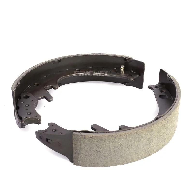 Customized ISO/Ts16949 Approved Non-Asbestos Nao Formula Black Particle Valeo Clutch Brake Shoes for Forklift