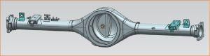 Truck Components Construction Machinery Parts Casting Axle Housing