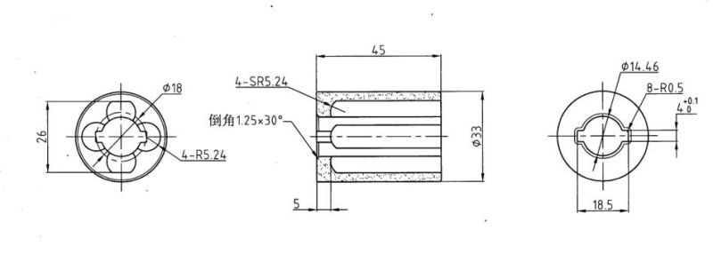 Inner Sleeve for Automobile Parts Hl180002