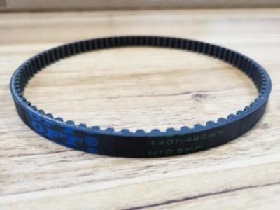Oft HNBR Rubber Driving Engine Timing Belt with Tfl Coated Material