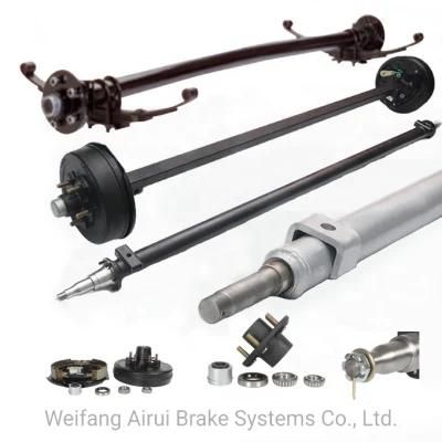 Factory Outlet 6000 Lbs Trailer Axle Beam with Lube Spindles and Spring Seat Axle for Trailer