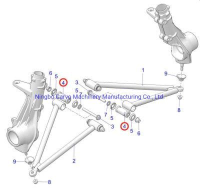 2021 Polaris Sportsman a-Arm and Strut Mounting &Shaft