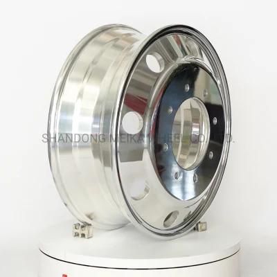 19.5 X 6.75 Super Quality of Forged Aluminum Alloy Truck Wheel or Rims