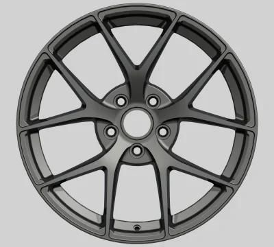 Alumilum Alloy Wheel Rims 18 Inch 5X105-120 35-45 Et Black Concave/Mesh Design Professional Manufacturer for Passenger Car Tire Wheel