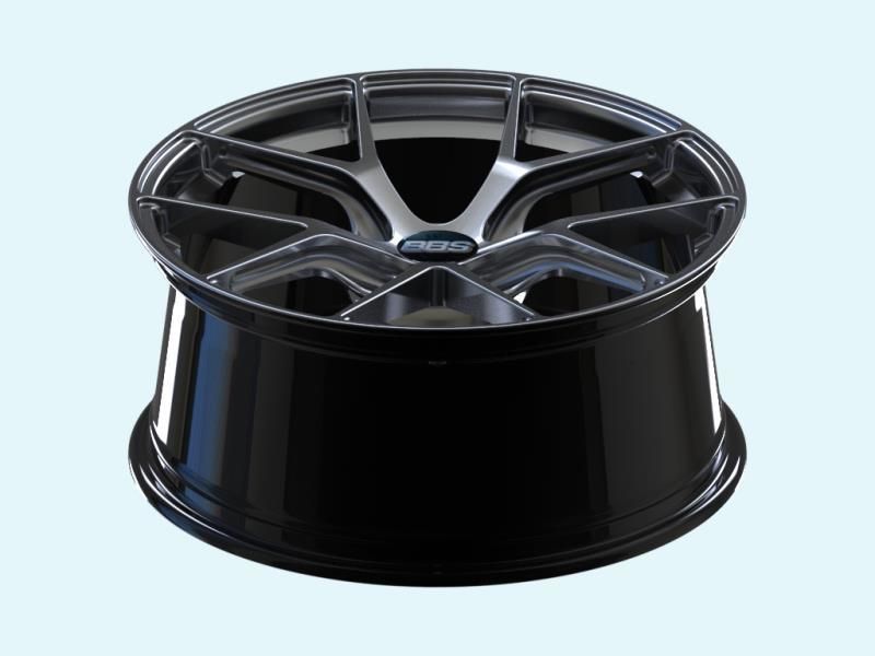 Forged Alloy Wheel with Hyper Black