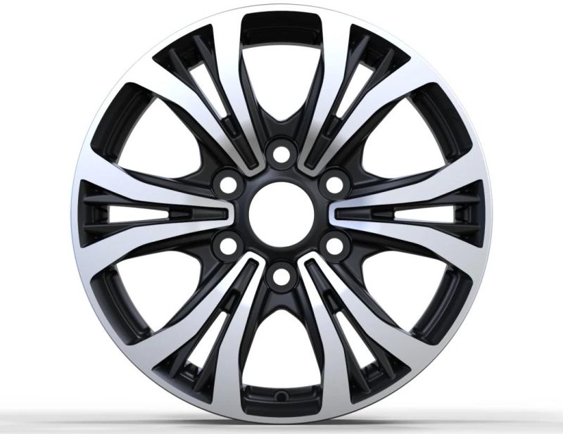 OEM/ODM Alumilum Alloy Wheel Rims 17X7.5 Inch 6X139.7 PCD 30 Et Black Color Finish China Professional Manufacturer for Passenger Car Wheel Car Tire