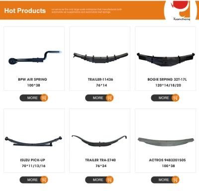 Parabolic Leaf Spring for Auto Parts Trailer and Truck Suspension