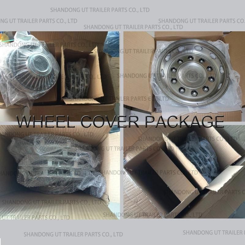 ABS Chromed Steel Front Axle Covers for Trailer, Truck and Bus