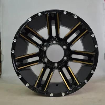 17 Inch 6X139.7 PCD Black for Passenger Car Wheels Car Rims China Professional Forged Aluminum Alloy Wheel Truck Wheel