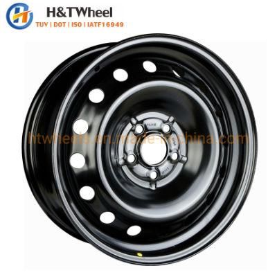 H&T Wheel 675202 16 Inch 16X6.5 5X100 Popular Passenger Steel Wheel Rims