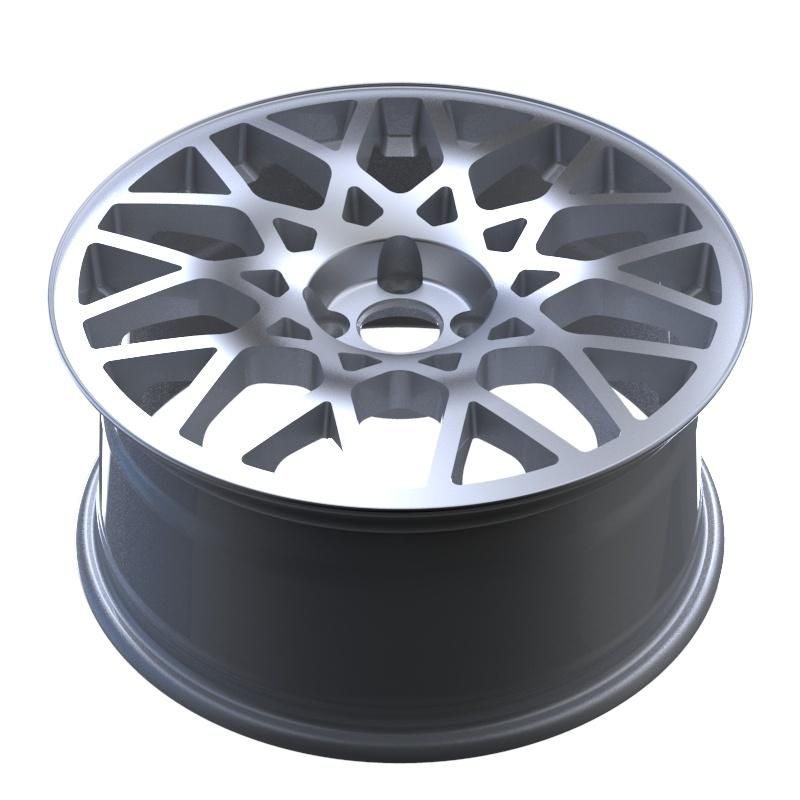 Alumilum Alloy Wheel Rims 17 Inch 4X100 45 Et Silver Color Finish China Professional Manufacturer for Passenger Car Tire Wheel