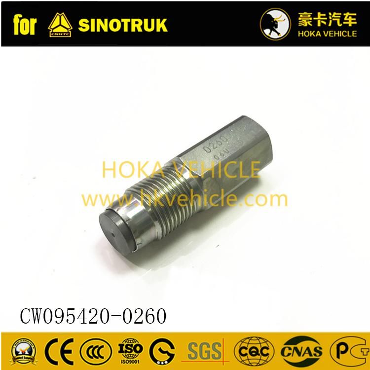 Original Sinotruk HOWO Truck Spare Parts Common Rail Suppression Valve Cw095420-0260 for HOWO A7 Heavy Duty Truck