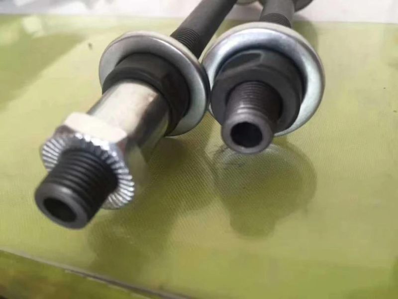 Bicycle Axle Bike Hub Spindle with Ball Retainer and Quick Release or with Bearing