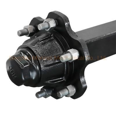 Unbraked Straight Axle for off-Road Agricultural Trailer Vehicle 404A 1.5t Following Axle