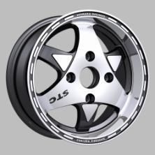 Alloy Wheel New Design Aluminum Rim with 13*6 177