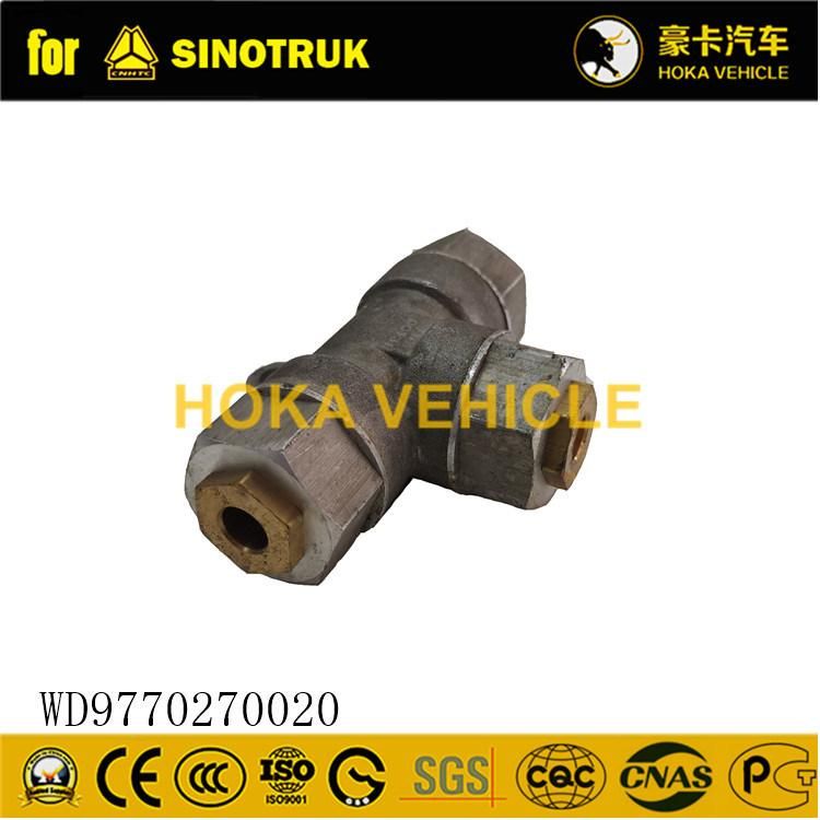 Original Sinotruk HOWO Truck Air Control Globe Valve Wg9770270020 for All Sinotruk Heavy Truck