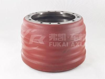 81.50110.0144 Rear Brake Drum Reinforced Heavy Weight for Shacman Delong Truck Spare Parts