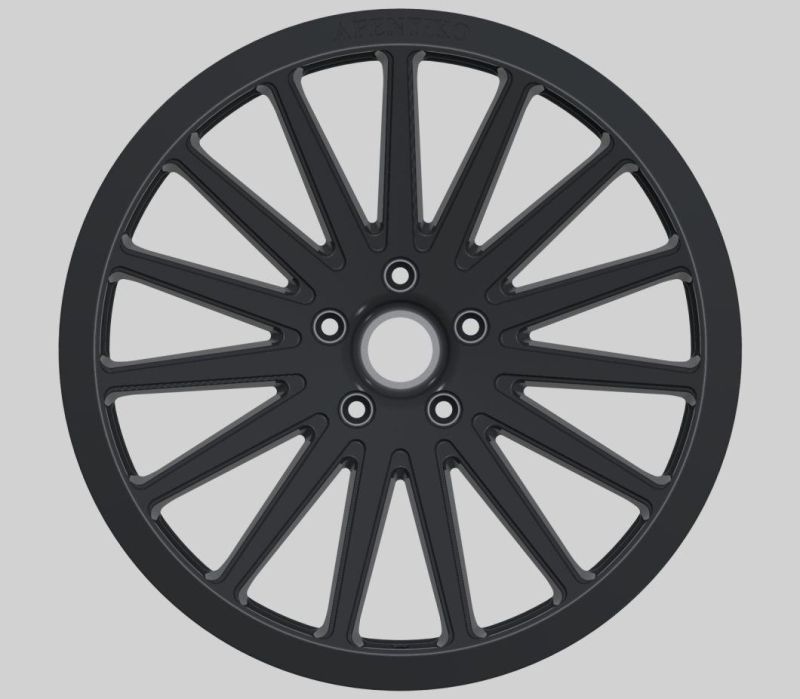 Alumilum Alloy Wheel Rims 22 Inch 5X100/130 15-45 Et Black/Silver Finish Professional Manufacturer for Passenger Car Tire Wheel