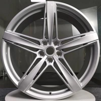 1 Piece Forged T6061 Alloy Rims Sport Aluminum Wheels for Customized Mag Rims Alloy Wheels &#160; with Silver