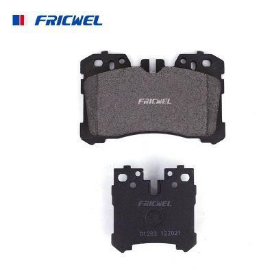 Fricwel Auto Non-Asbestos Semi-Metal Brake Pads Front Discs D1282 for Car