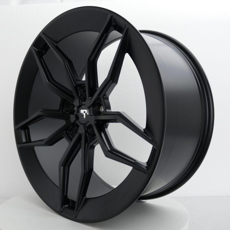 Black Car Rim 18 19 2 20 " Aluminum Alloy Wheels PCD 5X114.3 Forged Car Wheels