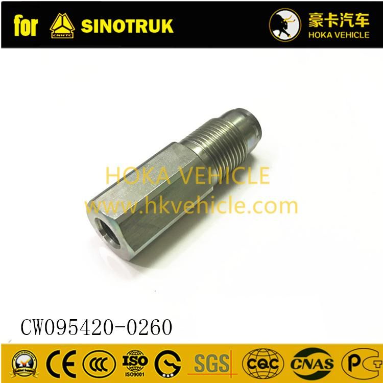 Original Sinotruk HOWO Truck Spare Parts Common Rail Suppression Valve Cw095420-0260 for HOWO A7 Heavy Duty Truck