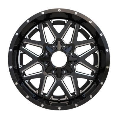 Custom Pickup Rim 20X10 5h/6h Black Milled