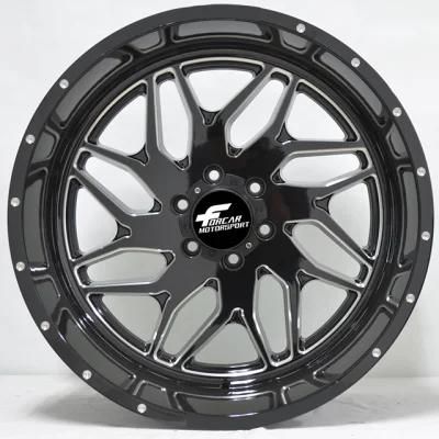 22X12 Inch Deep Lip 5/6/8 Hole Offroad Car Wheel Rims