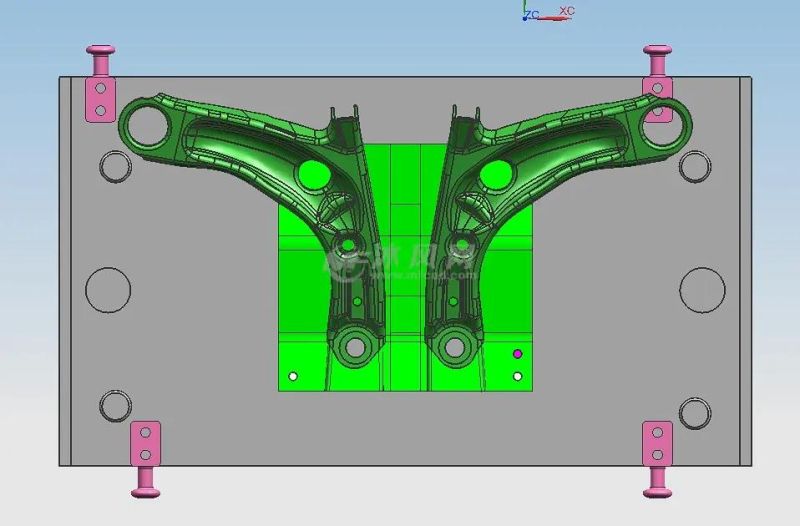 Auto Parts Front Wheel Lower Arm Lower Suspension Triangular OEM