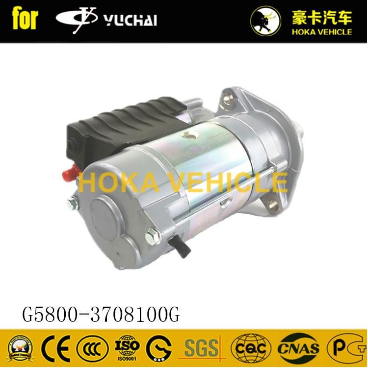 Original Yuchai Engine Spare Parts Starter G5800-3708100g for Heavy Duty Truck