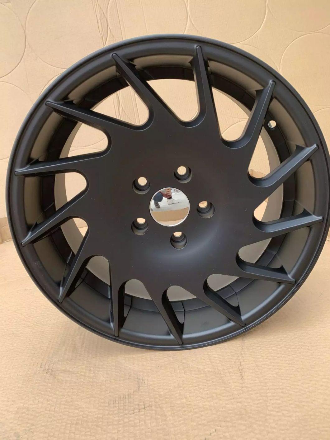 Matt Black 18*8.5 Inch Alloy Wheels Passenger Car Wheel Rims 5X120 Et35