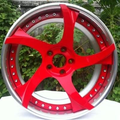 Customized Forged Wheels 2PC Aluminium Alloy Wheels Car Rims