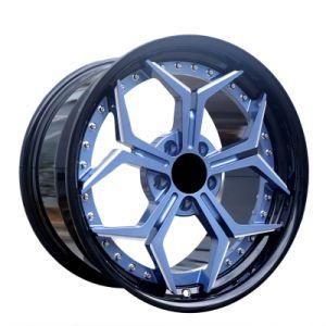 Two Pieces of Custom 18 19 20 21 22 Inch Car Wheels T6061 Aluminum Alloy Forged Wheels