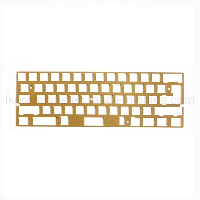 DIY Mechanical/Keyboard 61keys/Keyboard Case Aluminum CNC Machining Part Anodizing Service