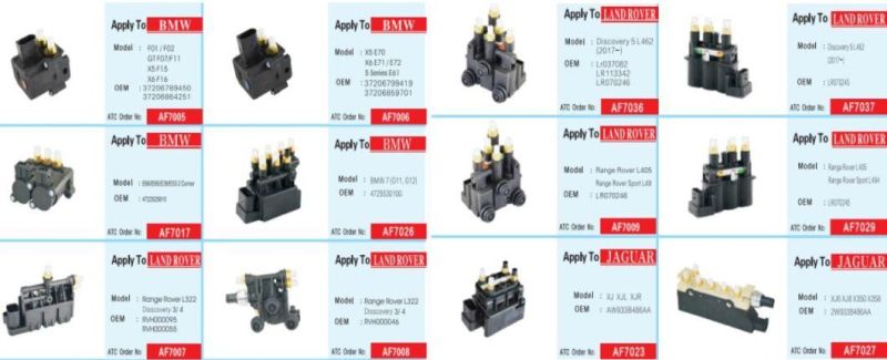 for Benz W164/166/221/212/222/218/C216/X164/X166air Suspension Valve Block, Air Suspension Solenoid Valve Block