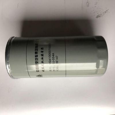 Original Sinotruk HOWO Manufacturer Oil Filter Vg61000070005