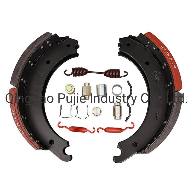 Heavy Duty Truck Brake Shoe 4707 with Kit (PJTBS001)