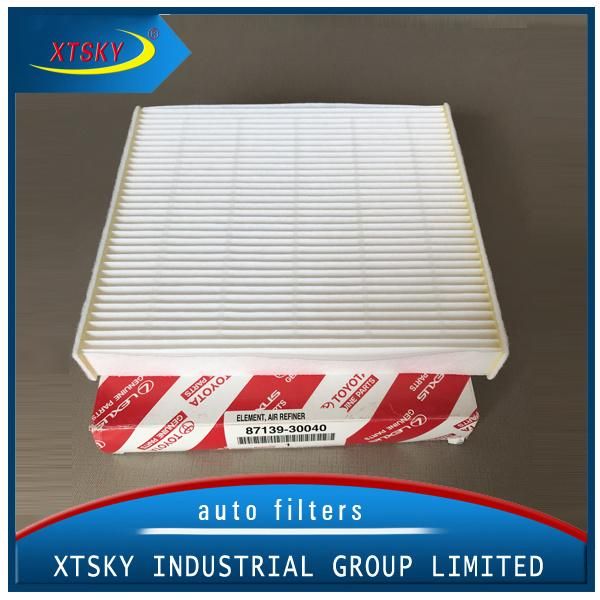 Cabin Air Filter 87139-30040/87139-06050 for Toyota Car Factory Supply