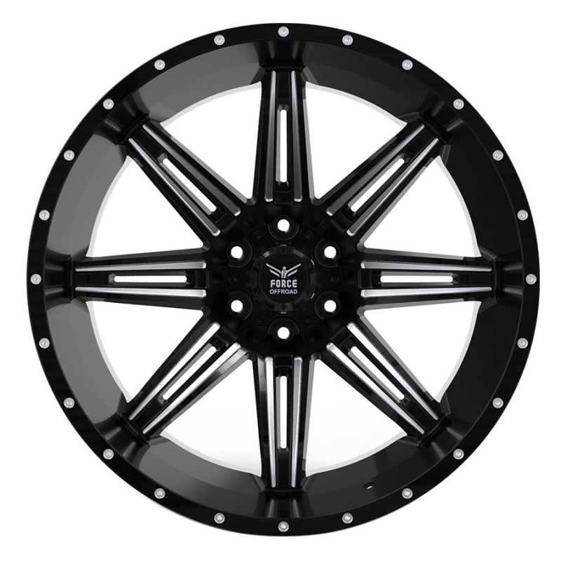 Aluminium Custom Offroad Rim 20X10 Black Milling