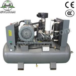 Rotary Screw Air Compressor with Tank and Dryer with CE