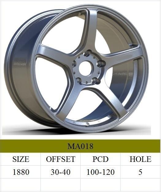 MA018 JXD Brand Auto Spare Parts Alloy Wheel Rim Aftermarket Car Wheel