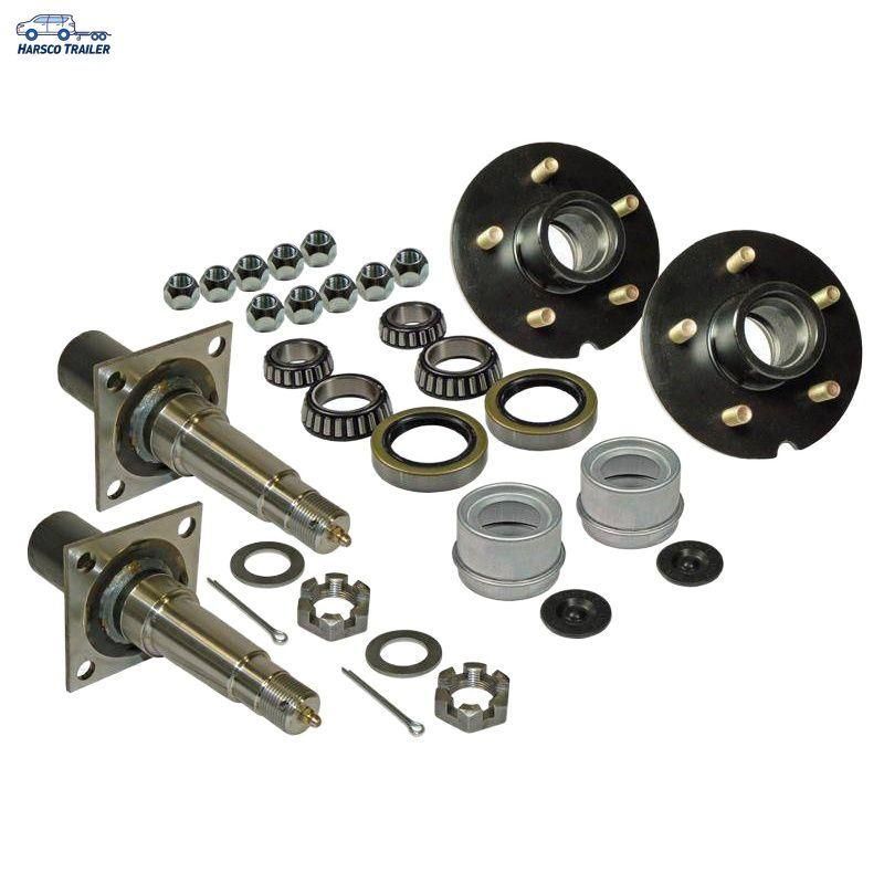 5 Stud Bolt Patterns Ford Lazy Hub with LM Bearings Kit
