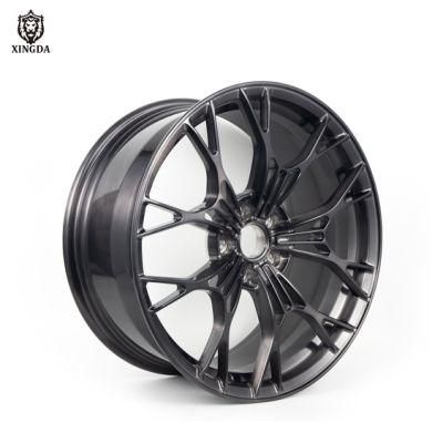 Manufacturer Forged Wheel Rims 20 21 Inch 5*112 with Brush Black Car Wheels Rims