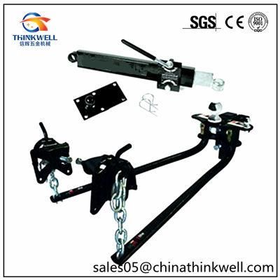 Weight Distributing Hitch with Adjustable Ball Mount and Shank