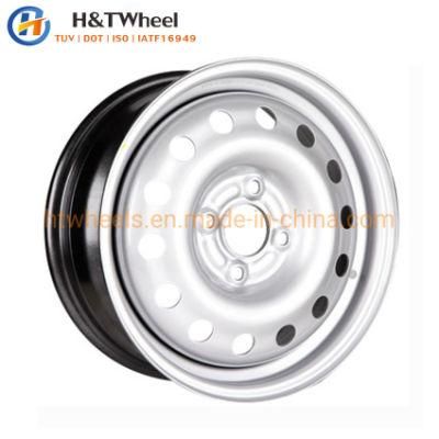 H&Twheel 15 Inch 15X4.0 PCD 4X108 Black or Silver Steel Spare Wheel Rim